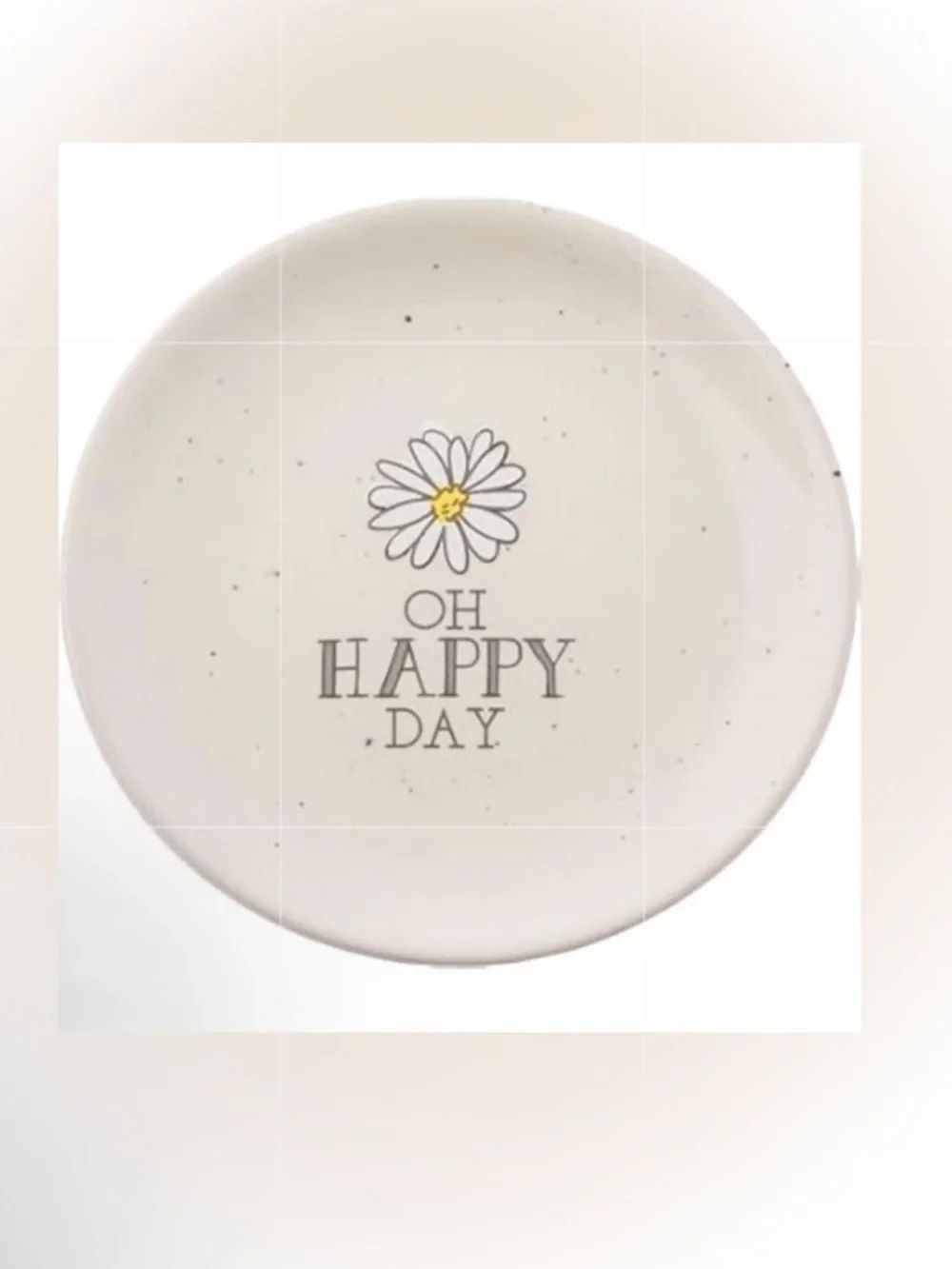 12 Count Ring Dish  Oh Happy Day Decorative Daisy